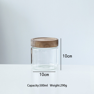 食品保存用ガラス瓶140ml 180ml 250ml 280ml 300ml 360ml 400ml 520mlパスタ保管用 - Product Image 2