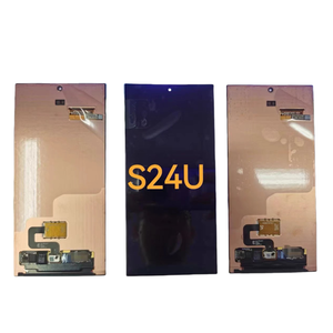 กรอบสำหรับซัมซุงกาแล็คซี่ S8 S9 S10 S21 S22 S23 S24 S25 Note 8 9 10 20จอ LCD ของแท้พร้อมหน้าจออะไหล่กรอบ