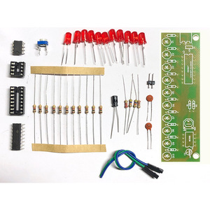 NE555 CD4017 Übungs kits LED-Blinklicht modul Elektronische Suite LSD-10 3-4,5 V DIY für Arduinos