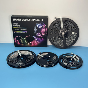 Tira de luces LED RGB 5050, resistente al agua, Popular, 2835 Rgb, 1M, 2M, 3M, 4M, 5M, iluminación de pantalla de escritorio, Flexible - Product Image 5