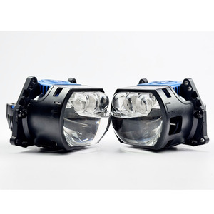 Fabrika toptan 6000k Led CSP cips üç lazer Led Lens farlar 80W yüksek güç bi-led projektör Lens - Product Image 3