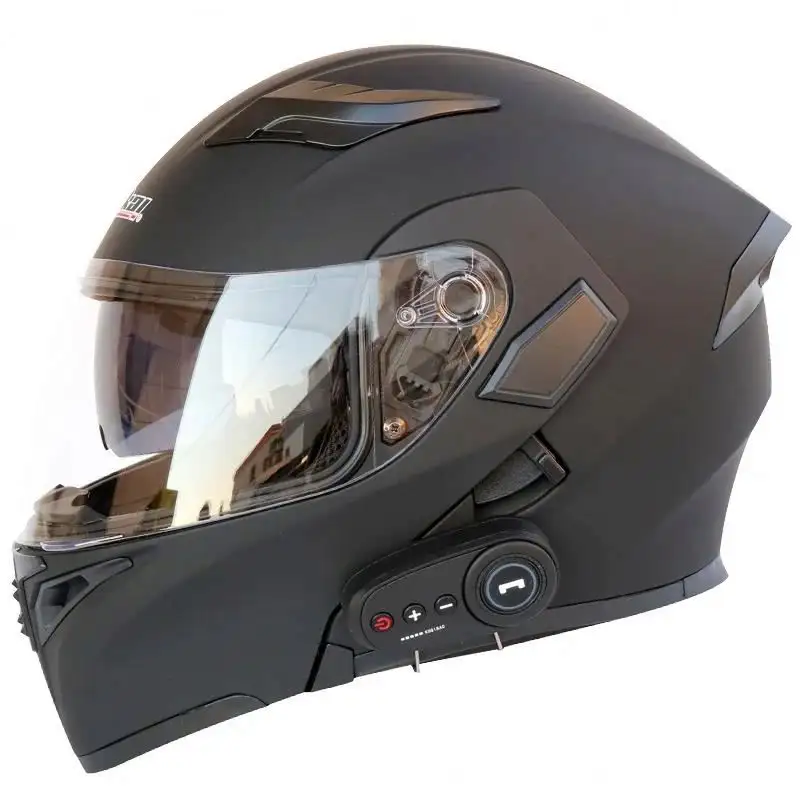 2021 новейший мотоциклетный шлем, электрический автомобиль, оснащенный батареей большой емкости 1200 мАч для защиты головы