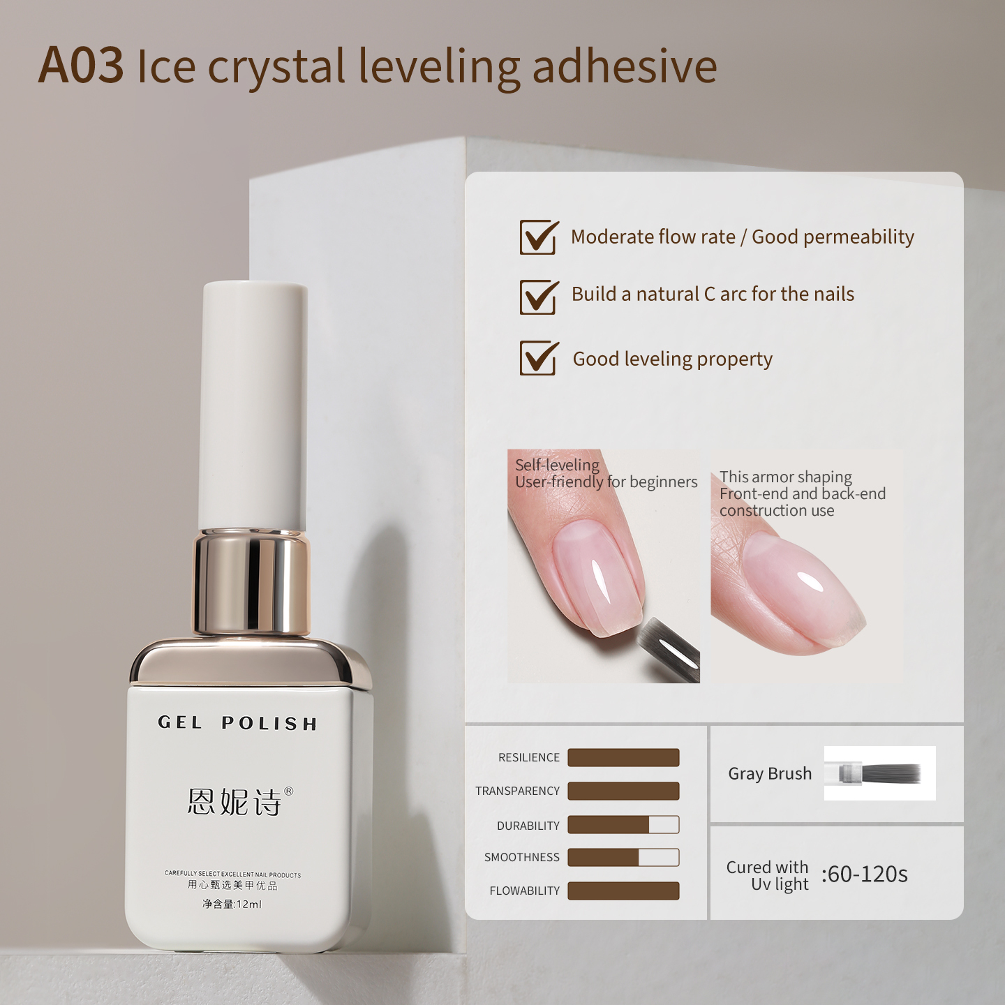 A03 Gel livellante ai cristalli di ghiaccio