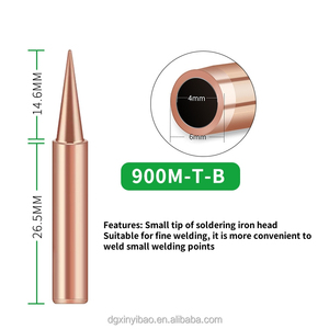 2024 yeni ürün 5 adet I + B + K + 2.4D + 3C havya saf bakır 900M havya ucu sting kolu kaynak aracı için - Product Image 4
