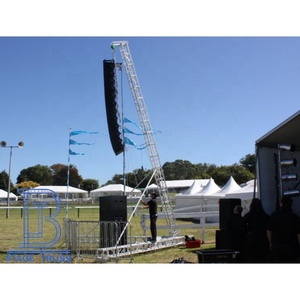 Traliccio di illuminazione dj con sistema di altoparlanti line array per eventi truss stand - Product Image 4