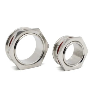 Nhà sản xuất vệ sinh Tri kẹp nối phụ kiện đường ống TC weldless 304 thép không gỉ Homebrew ấm vách ngăn phù hợp - Product Image 6