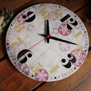 Europäische Retro Wohnkultur antike visuelle Timer einfaches Design MDF Wanduhren Geschenk rustikale Holzwand uhr