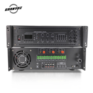 Amplificador de sistema de megafonía 3U con 8 Zone 3 Line 2 Mic EQ para receptores y amplificadores de altavoces de pared y techo - Product Image 2