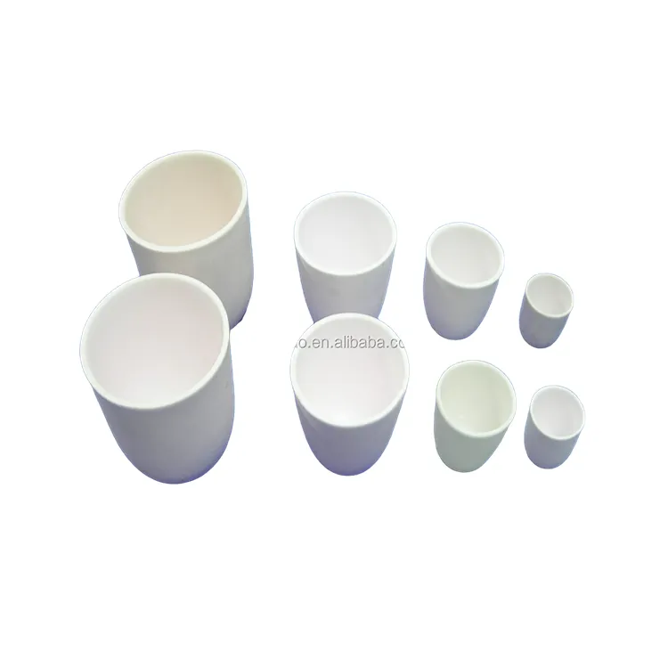 Promozionale durevole di alta allumina purezza 500 ml ceramica crogiolo per la fusione di vetro