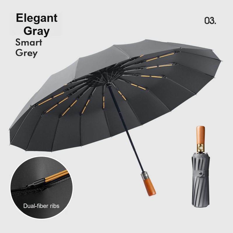 Gris élégant 16 côtes
