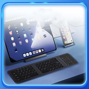 Custom Logo Folding <strong>Keyboard</strong> Full Size Foldable <strong>Keyboard</strong> C Port Foldable Azerty <strong>Keyboard</strong> With <strong>Numeric</strong> Keypad - Product Image 4