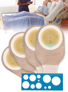 Factory Produced One/two Piece Medical Disposable Colostomy Bags <strong>Cover</strong> Ostomy Bags with Hoop and Look No Reviews yet 1 <strong>Buyer</strong> - Product Image 3