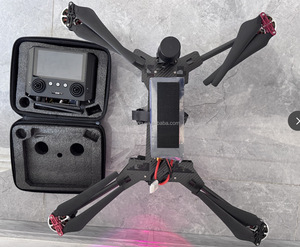 El control remoto de vuelo de cuatro ejes se lanza automáticamente a través de la máquina 7 "10" 13 "15" Fibra óptica S4 Drone - Product Image 6