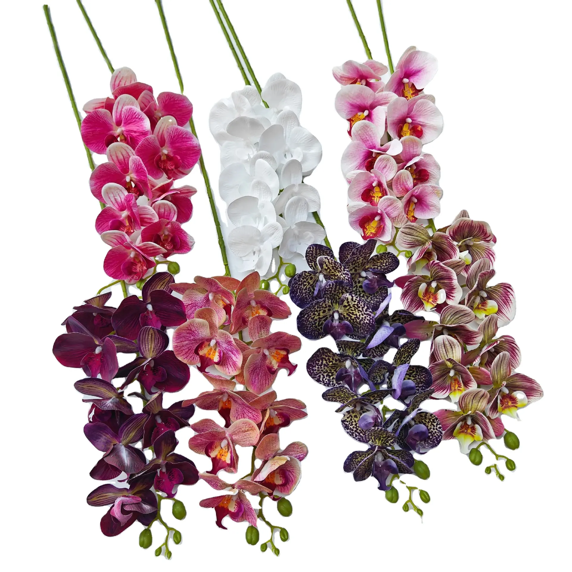 Tự nhiên Nhân Tạo Hoa Latex bướm phong lan hoa nhân tạo bướm phong lan cho trang trí nội thất phong lan hoa trang trí