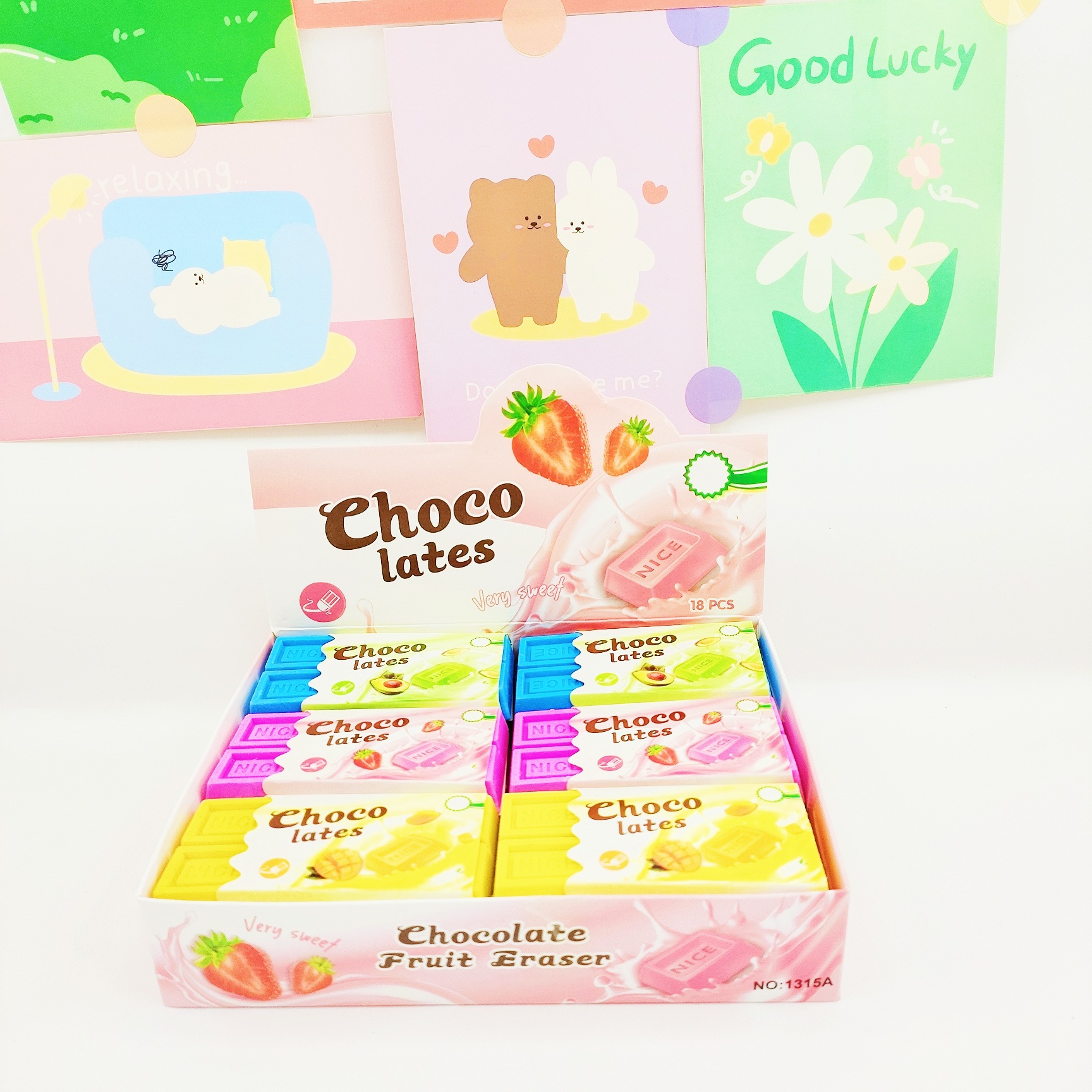 Gomme à chocolat de simulation