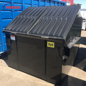 Ön yük çöp kutusu atla çöp kamyonları Wasted geri dönüşüm Industri çiftlik damperli römork kanca asansör konteynerler - Product Image 2