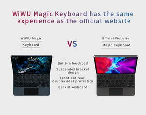 Teclado inalámbrico portátil WiWU Magic para Ipad Pro, 10,9 y 11 pulgadas, ajuste de 12 pulgadas con carcasa protectora - Product Image 4