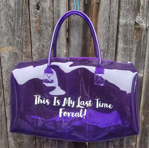 Sıcak satış temizle 80 gsm kalın PVC seyahat çantası özel Logo kadın gece harcamak Tote çanta büyük çanta temizle <span class=keywords><strong>Ita</strong></span> çanta 2023 yeni