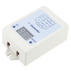 LEDディスプレイ時間遅延スイッチモジュール12V24V DCDIYリレーモジュールデジタル電圧計電子機器制御リレータイマーケース付き - Product Image 5