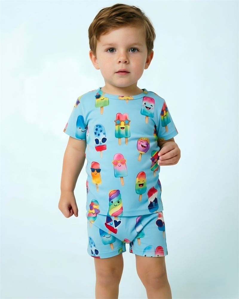 2pcs shorts pajamas set