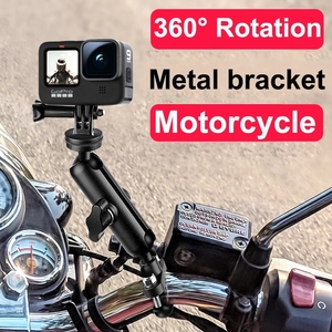ゴープロ360バイク用自転車ハンドルバーブラケット1インチtボルトボール1/4インチカメラマウント三脚アダプターオートバイマウントgopro用 - Product Image 3