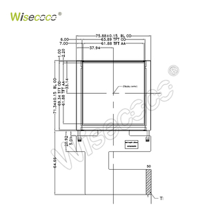 Wisecoco Portable Scanner Screen Solution 3.5 Inch Tft <strong>Lcd</strong> Support Custom Touch <strong>Function</strong> Temperature Range 1080*1080 <strong>Display</strong> - Product Image 4