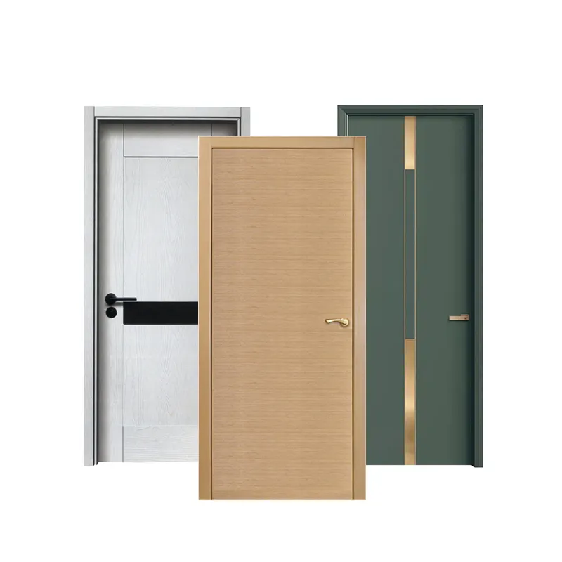 Porta in legno Design semplice della porta in melamina a buon mercato