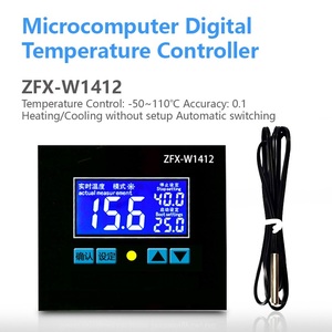 Admite modo de calefacción/refrigeración 12V 24V 220V Refrigerador doméstico Calor frío Salida de dos relés Controlador de temperatura del interruptor Pid