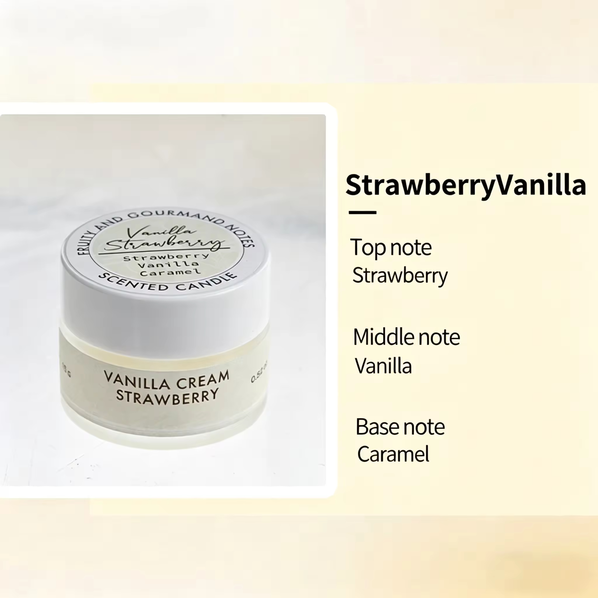 Strawberry and Vanilla