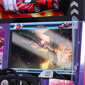 中古デュアルプレーヤーアーケードマシンカーレーシングゲーム4Dシミュレーターカーレーシングゲームマシン