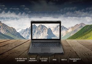 13.3 pollici Intel i5 i7 su misura Logo robusto industriale portatile opzionale Touch Screen robusto Notebook Computer portatile - Product Image 3