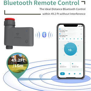 Wifi智能洒水定时器可编程花园灌溉定时器降雨延迟/儿童锁/手动/自动灌溉系统 - Product Image 2