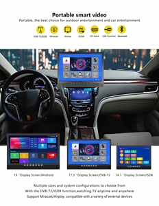 LED LCD mavi diş USB <span class=keywords><strong>ATSC</strong></span> ISDB DVB-T2 taşınabilir mutfak HD FHD akıllı TV