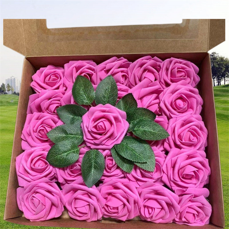 rose rouge (en boîte)