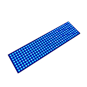 MAX7219 8x32 LED-Anzeige modul 4-in-1-MCU mit blau-rot-grünem Gitter 5-poliger Leitung für Arduino & Raspberry Pi