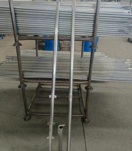 Andamio pre galvanizado italiano Italia tipo marco riel de seguridad andamio tipo buje Marco de fachada de Europa - Product Image 6