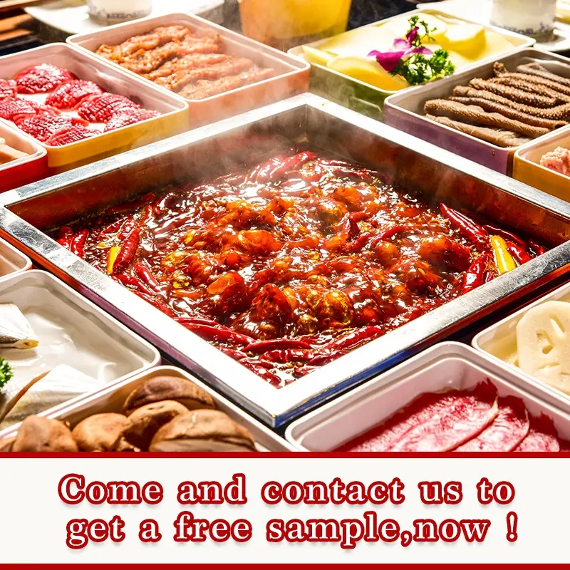 Tianchu 200g En Gros Halal Condiments Pour Restaurant Hot Pot Base Assaisonnement Mélange Saveur Épicée Hot Pot Soupe Base