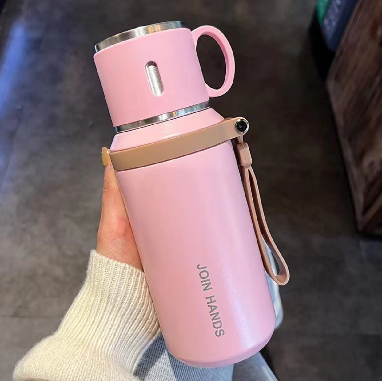 Pink 600ml-food grade 316 tea infuser