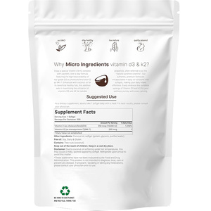Vitamin D3 <span class=keywords><strong>K2</strong></span> viên nang mềm 10000iu + 200mcg MK7 bổ sung hiệu lực cao 2 trong 1 với dầu dừa nguyên chất, hỗ trợ sức khỏe xương - Product Image 2