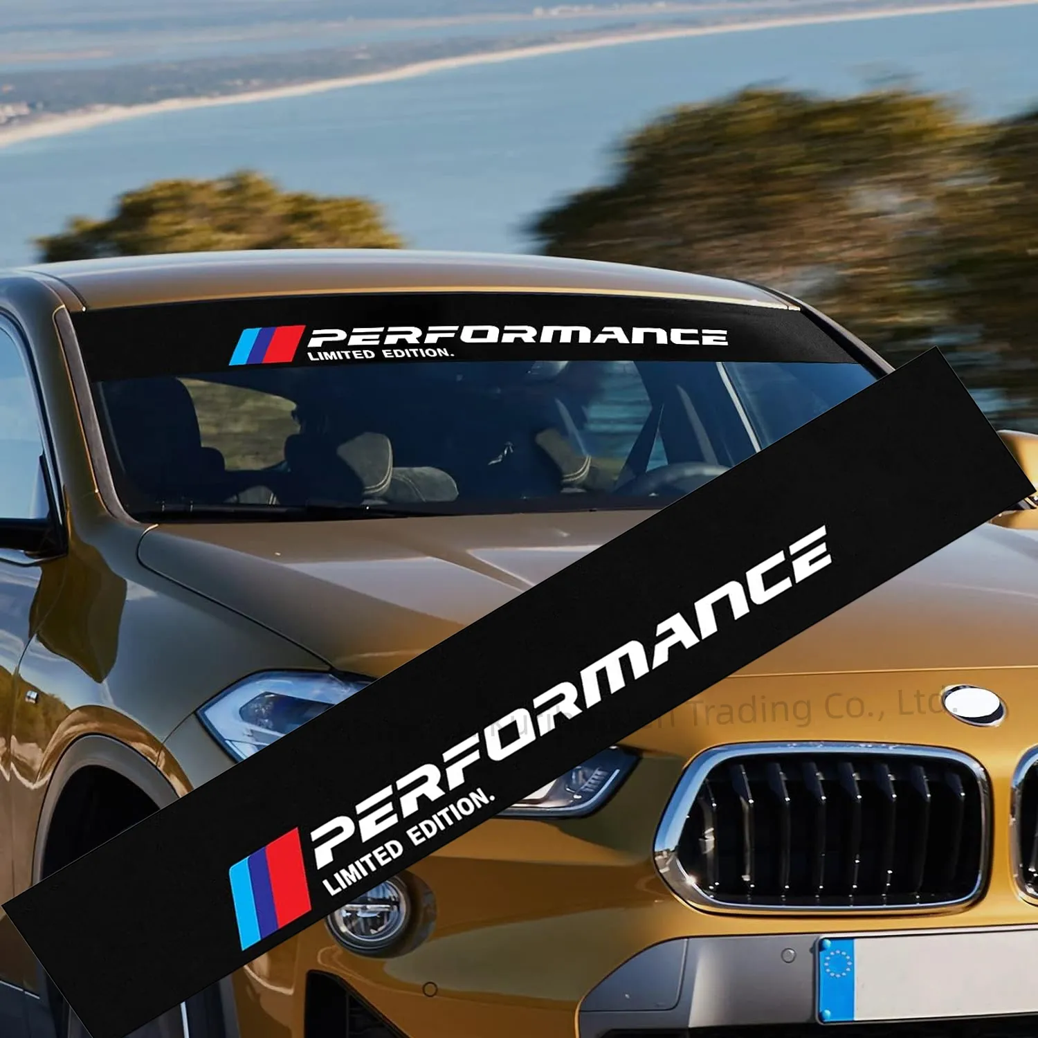 Pour BMW E46 E39 E90 E91 E60 E36 E92 E30 E70 E87 Auto Tuning Accessoires Décoration De Voiture Avant Arrière Pare-Brise Pare-Soleil Autocollants