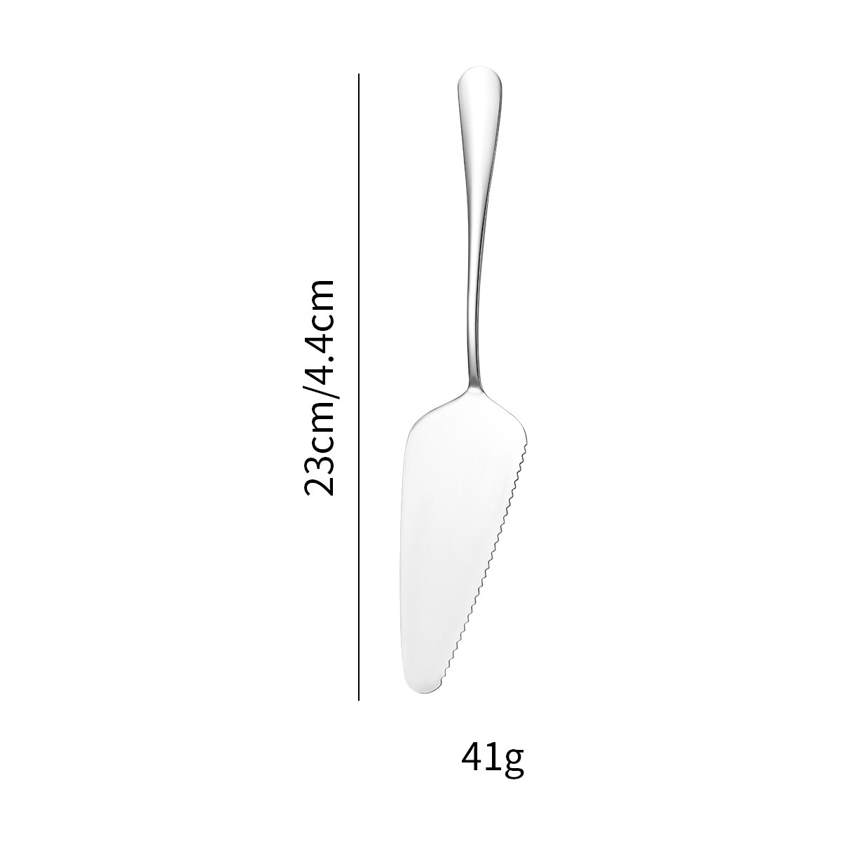 Espátula para pastel de plata