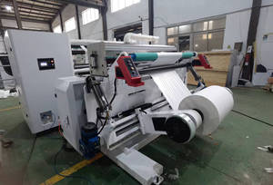 Máquina de rebobinado de corte longitudinal Jumbo de papel Kraft de alta velocidad con sistema de descarga automática y control de tensión - Product Image 2