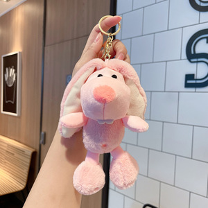 כלבלב plush drestall בובה רחוב בובה הסיטונאי סין-שיק בובה קריקטורה שרשרת מפתח צעצוע