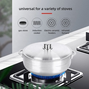 Hot bán 12 miếng nhôm canh nồi đặt đôi dưới đồ dùng nhà bếp nấu ăn nồi Set <span class=keywords><strong>Cookware</strong></span> Set - Product Image 3