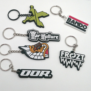 Portachiavi promozionale con Logo personalizzato morbido 2D 3D pvc portachiavi simpatico in gomma PVC Anime portachiavi - Product Image 3