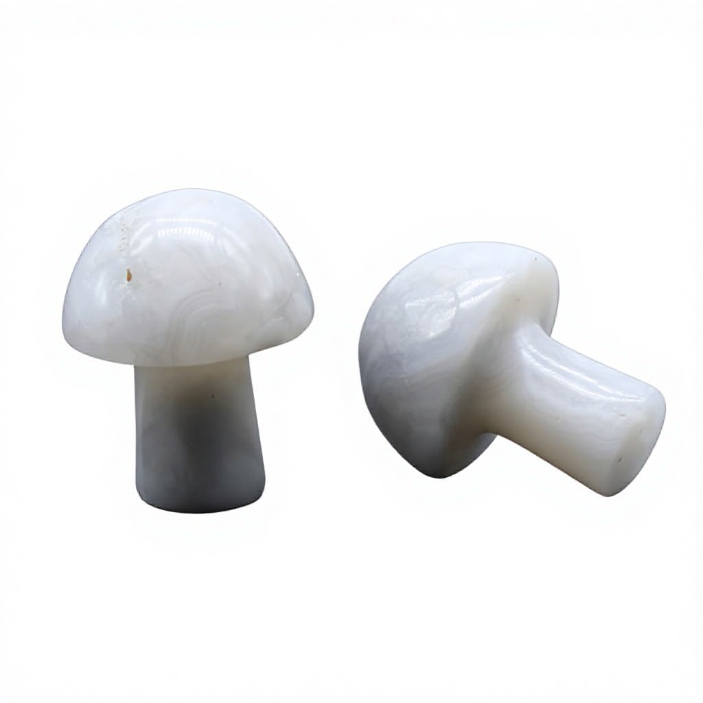 Domestic white agate