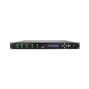 SC/APC Edfa 1U raf fiber optik ekipman 4 19dBm 16dbm EDFA WDM satılık - Product Image 1