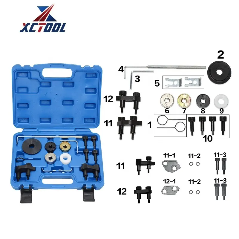 XCTOOL motor kam mili kilitleme hizalama zamanlama aracı kiti için Audi VW Skoda VAG 1.8 2.0 TFSI EA888 SF0233 T10352 XC4103