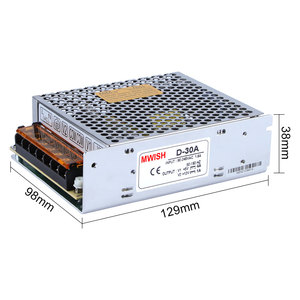 MWISH D-<strong>30</strong>-A Dual Output Power Supply 12V 5V 30W SMPS LED Driver Double Output Switching Power Supplies - Product Image 2