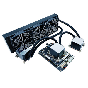 2510-4PIN Aluminum CPU Water Cooler Computer <strong>Heatsink</strong> High Quality and Low Noise Copper Heatpipes for PC Cooler <strong>Heatsink</strong> - Product Image 1